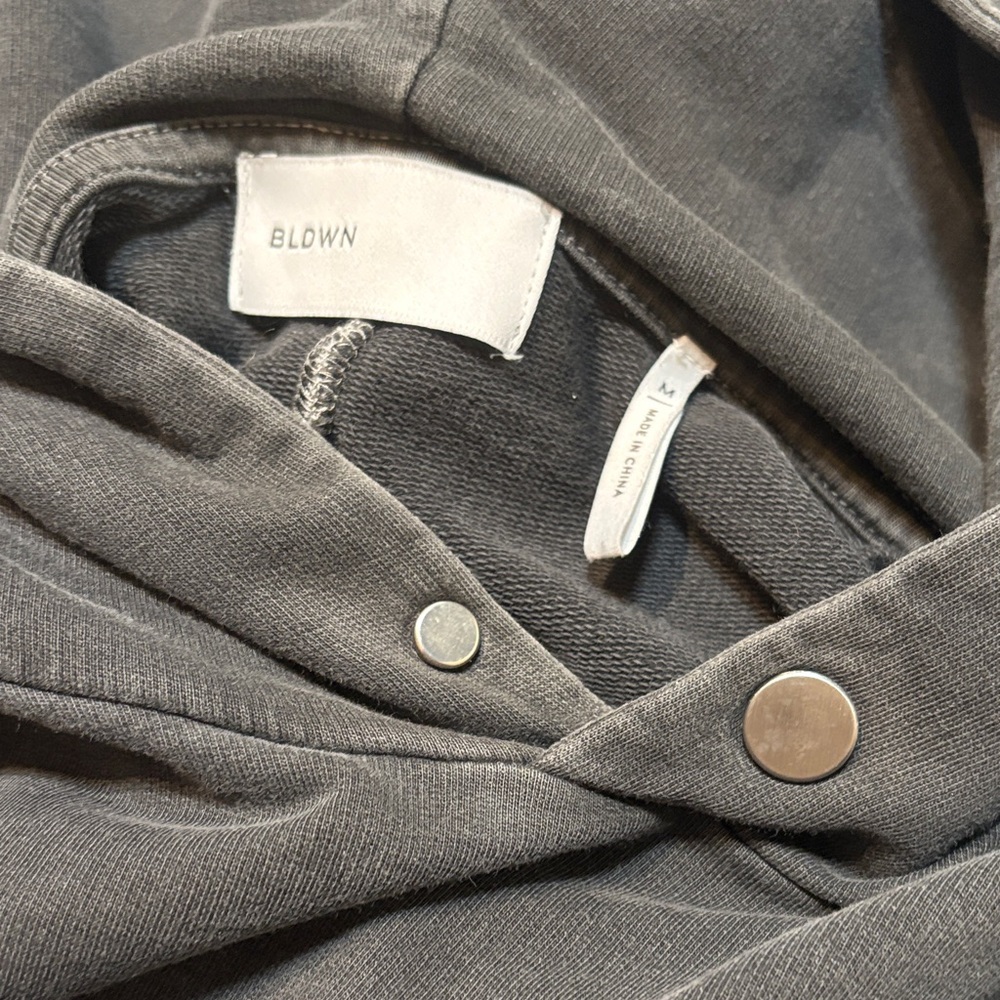 BLDWN Grey Men’s Cotton Hoodie